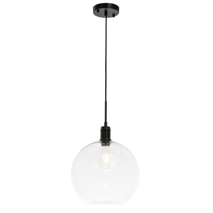Amaris 12.5-Inch 1-Light Clear Glass Pendant