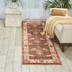 preview thumbnail 34 of 57, Nourison Walden Traditional Persian Floral Bordered Area Rug 2' 2" x 7' 6" - Red - Runner