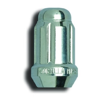 Box of 100 1//2-Inch Thread Size Gorilla Automotive 21188HT Acorn Chrome Small Diameter Lug Nut
