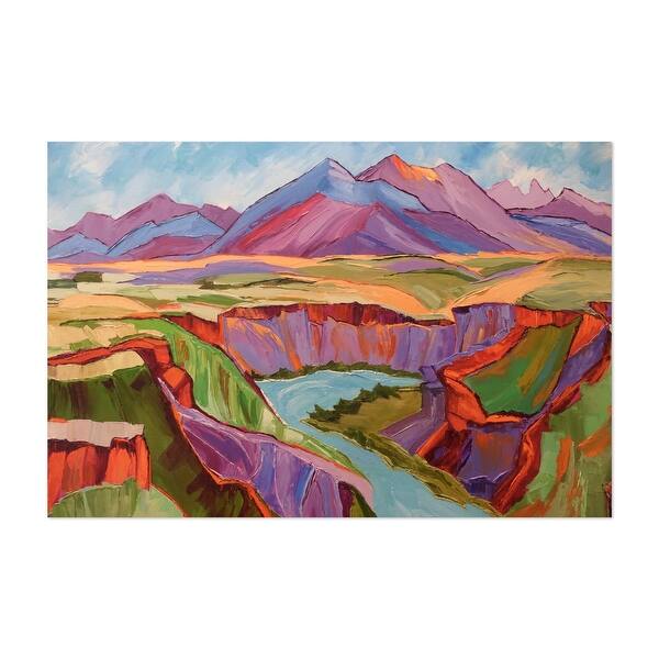Landscape Mountains Nature Painting Unframed Wall Art Print Poster Overstock 31900186 39 acrylic nature paintings ranked in order of popularity and relevancy. overstock com