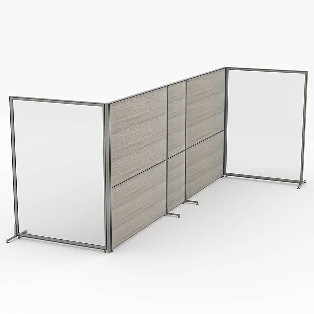Freestanding Z Fold Office Cubicle Divider Partition 4 x 12 x 65H - 4X12 -  Bed Bath & Beyond - 35980994