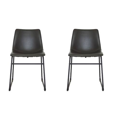 Modern Index Dining Chair Grey (Set of Two)