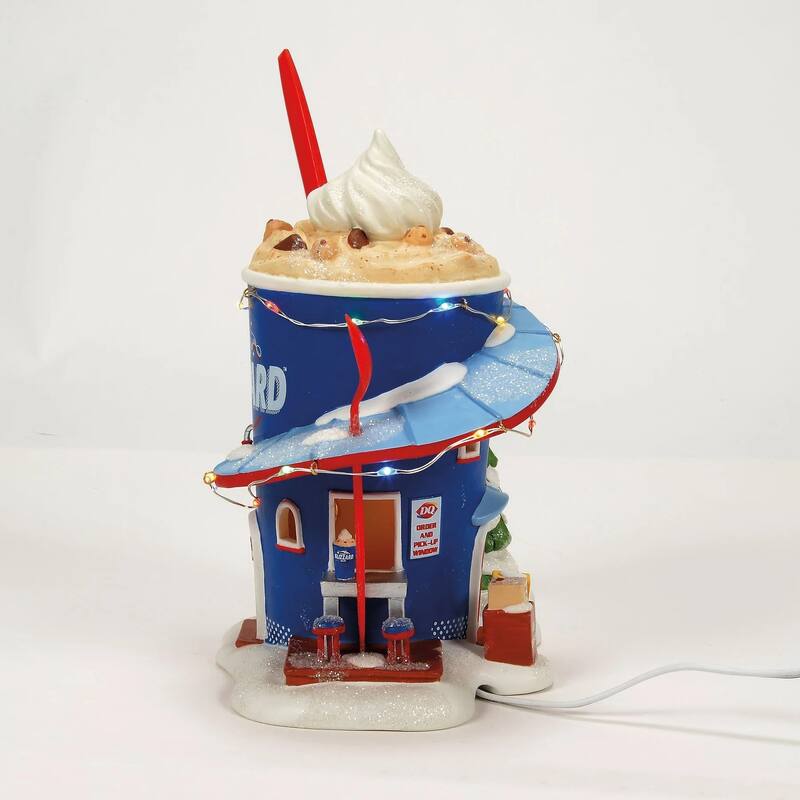 Department 56 North Pole Series Forecasting A Blizzard Lighted Building - 2pc - 6014532