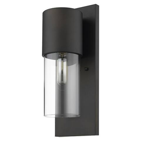 Cooper 1-light Outdoor Wall Light w/ Clear Glass