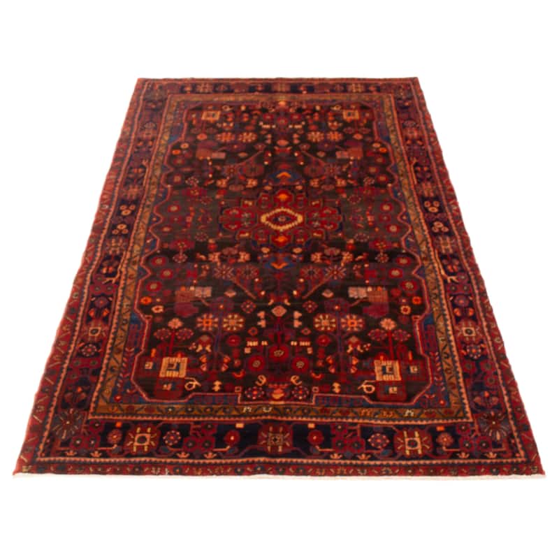 ECARPETGALLERY Hand-knotted Anadol Black Wool Rug - 5'5 x 10'0