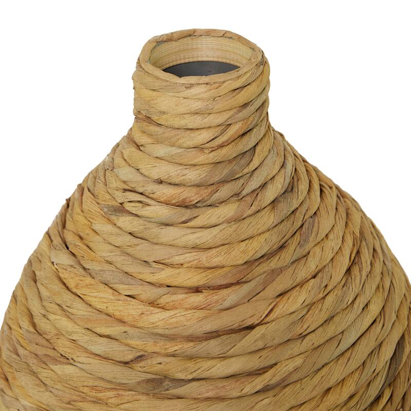 Brown Seagrass Handmade Woven Vase