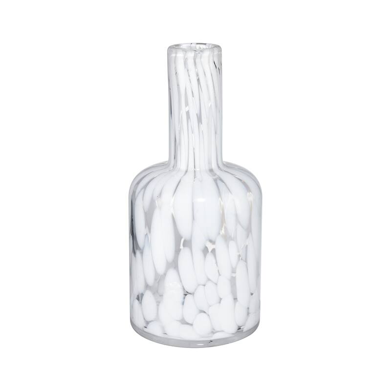 Elk Home Casta White Finish Glass 3 Inch Wide Vase