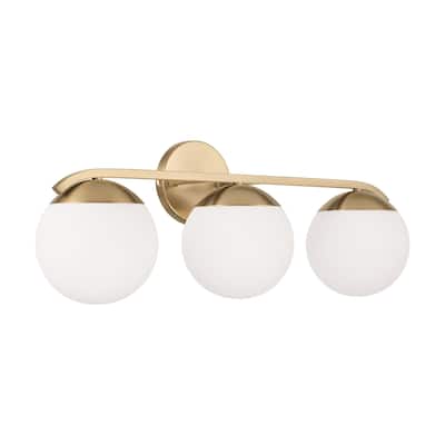 Oliver 3-Light Vanity - 25.5"W x 9.5"H x 8"E