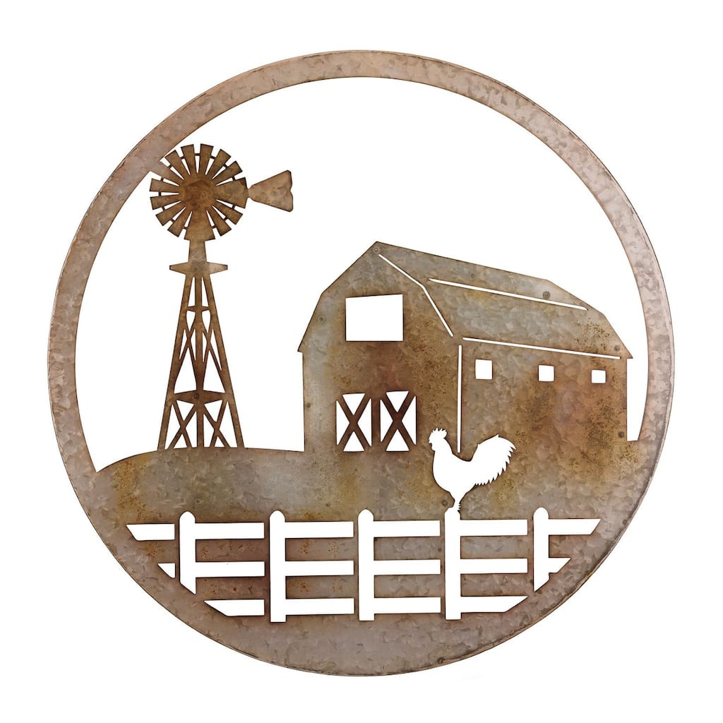 Circle Barn Wall Decor