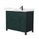 Option Green / Giotto Quartz Top / Matte Black Hardware