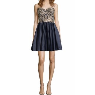 a line embellished dress