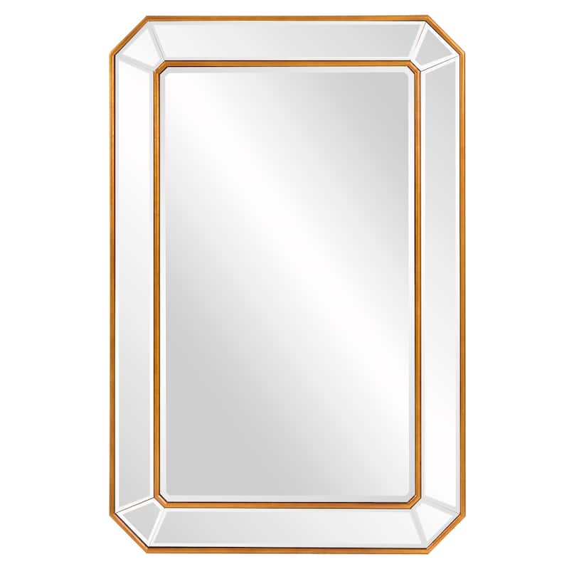 Allan Andrews Leopold Rectangle Wall Mirror - 36" H x 24" W