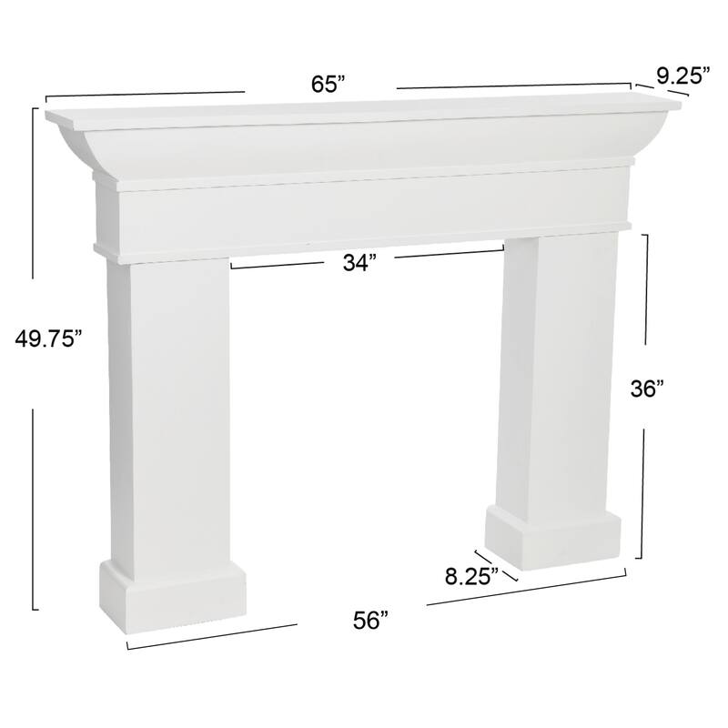 Monolith Decorative Fireplace Mantel