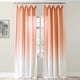 preview thumbnail 6 of 62, Exclusive Fabrics Ombre Faux Linen Light Filtering Curtains (1 Panel) - Lightweight Elegance, Natural Light Enhancement
