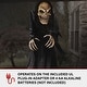 preview thumbnail 4 of 9, Haunted Hill Farm Colossal the Hunched Skeleton Reaper by Tekky, Premium Talking Halloween Animatronic, Plug-In or Battery