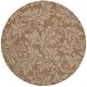 preview thumbnail 36 of 44, SAFAVIEH Handmade Impressions Yulisa Modern Scrolls Wool Rug 5' Round - Light Brown - Round
