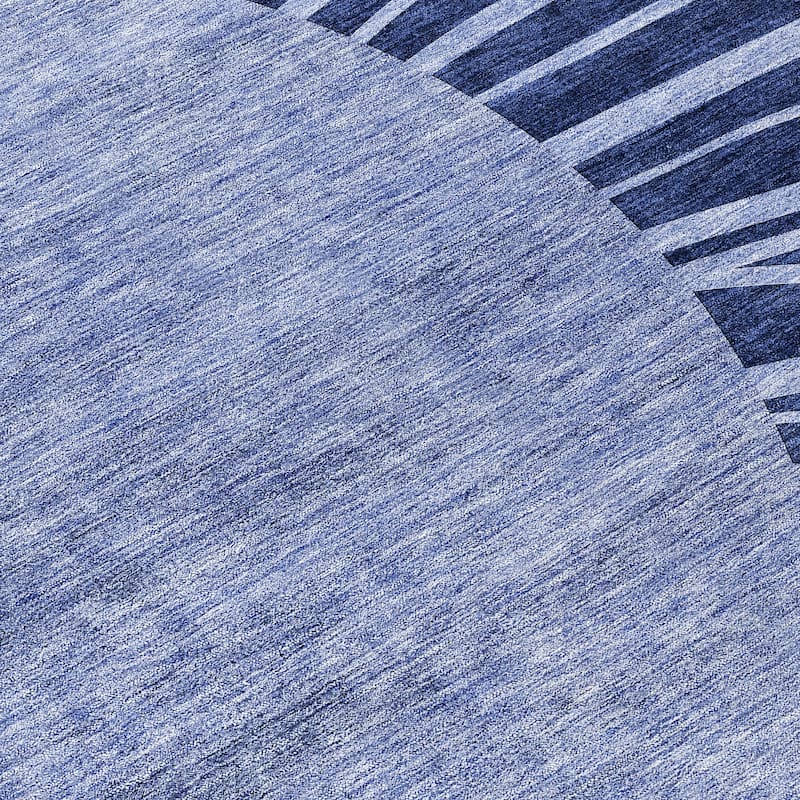 Machine Washable Indoor/ Outdoor ChantilleSunburst Modern Rug