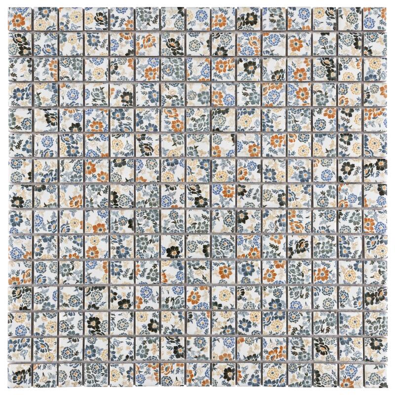 Merola Tile Spring Flower 12" x 12" Porcelain Floor and Wall Tile