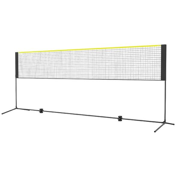 slide 2 of 12, Foldable and Adjustable 14ft Net for Tennis, Pickleball, Volleyball, Badminton Easy Setup