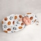 preview thumbnail 1 of 4, Sweet Jojo Designs Sports Theme Boy Baby Cocoon and Beanie Hat Sleep Sack 2pc Set Watercolor Soccer Football Baseball Basketball