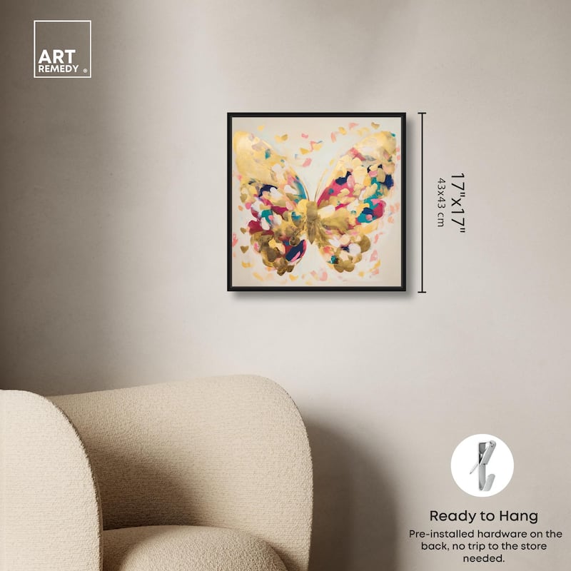 Flutter of Fortitude II Canvas by Art Remedy