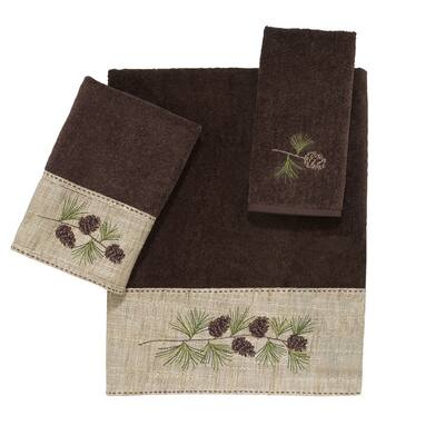 Avanti Pine Branch 3 Pc Towel Set