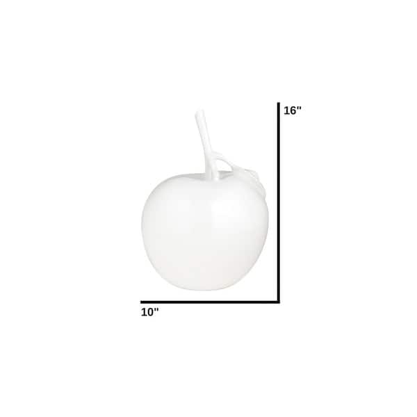 dimension image slide 1 of 3, Finesse Decor- Resin Apple Sculpture