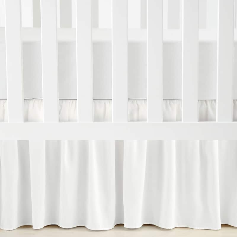 Lush Decor Ruffle Crib Skirt Single - 52" x 28"