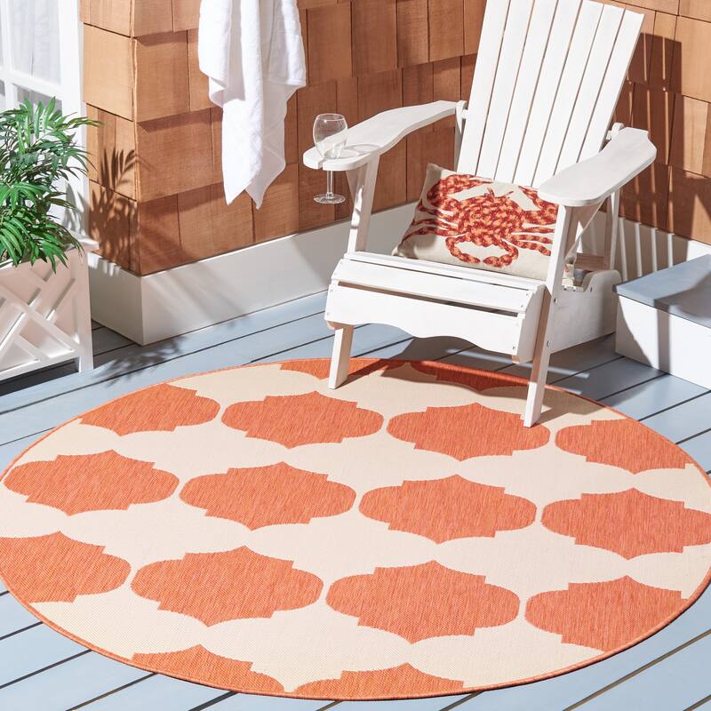 SAFAVIEH Courtyard Marilee Indoor/ Outdoor Waterproof Patio Backyard Rug