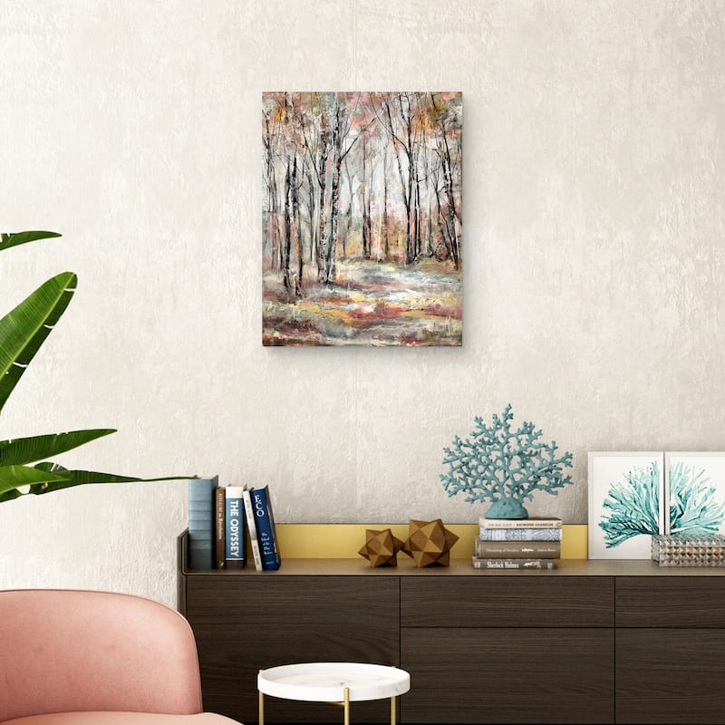 Kaleidoscope Trees I by Studio Arts Canvas Art Print