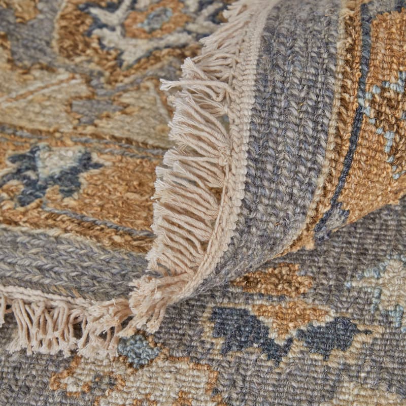 Grand Bazaar Aleska Hand Knotted Oriental Traditional Area Rug