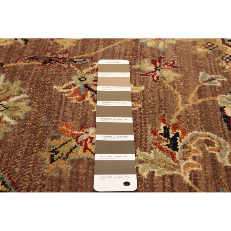 ECARPETGALLERY Hand-knotted Jamshidpour Brown Wool Rug - 3'0 x 5'3