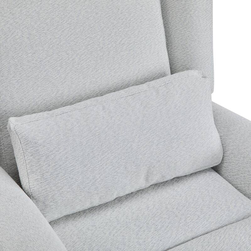 Christopher Knight Home - Starling Power Swivel Recliner With Gold Metal Base