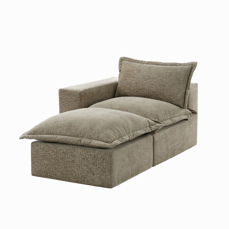Comfy Cloud Couch Plush Modular Sectional Sofa For Living Room