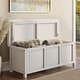 preview thumbnail 4 of 11, John Louis Home Solid Wood Open Top Storage Bench