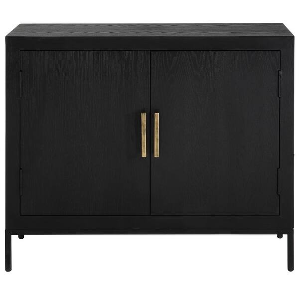 slide 2 of 6, Uttermost 22891 11.75" Wide Accent Cabinet Black