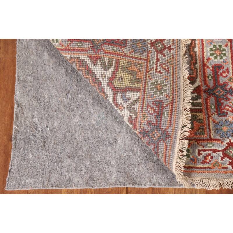 Gray Heriz Serapi Indian Accent Area Rug Hand-knotted Wool Carpet - 2'0"x 3'0"