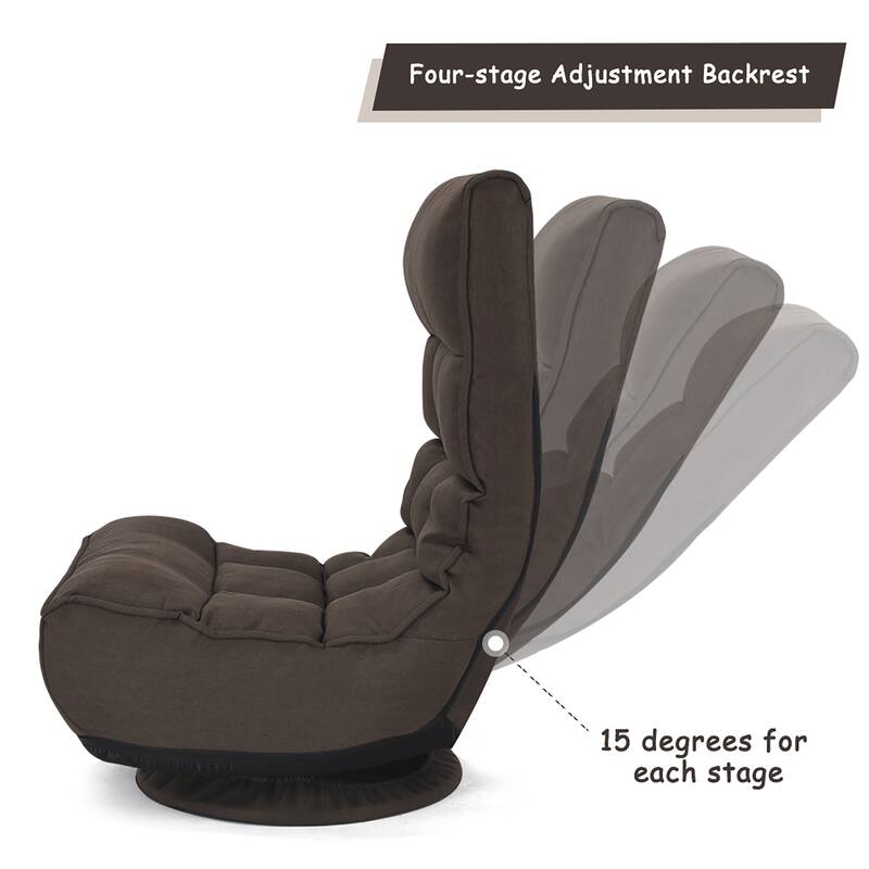 360 Degree Swivel Sofa 4-Position Adjustable Recliner