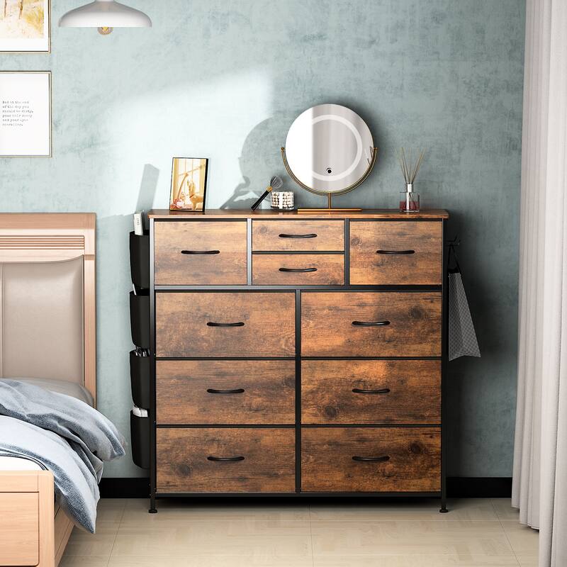 10 Drawer Dresser Closet Storage Tower Organizer Unit for Bedroom