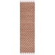 preview thumbnail 57 of 84, SAFAVIEH Handmade Cape Cod Zinca Coastal Jute Tassel Rug 2'3" x 8' Runner - Rust/Natural - Runner