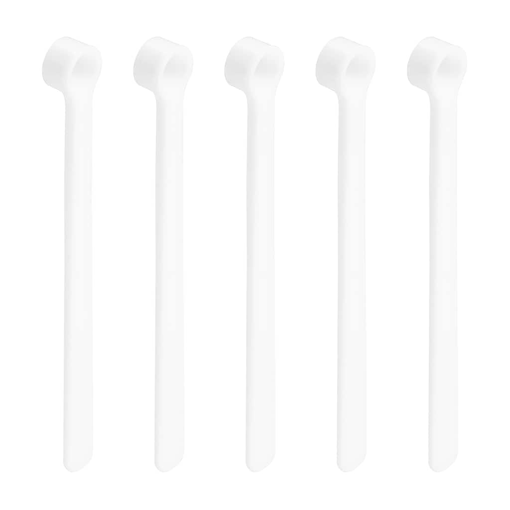 250 Milligram Teaspoon Micro Scoops Mini Measuring Spoons, White