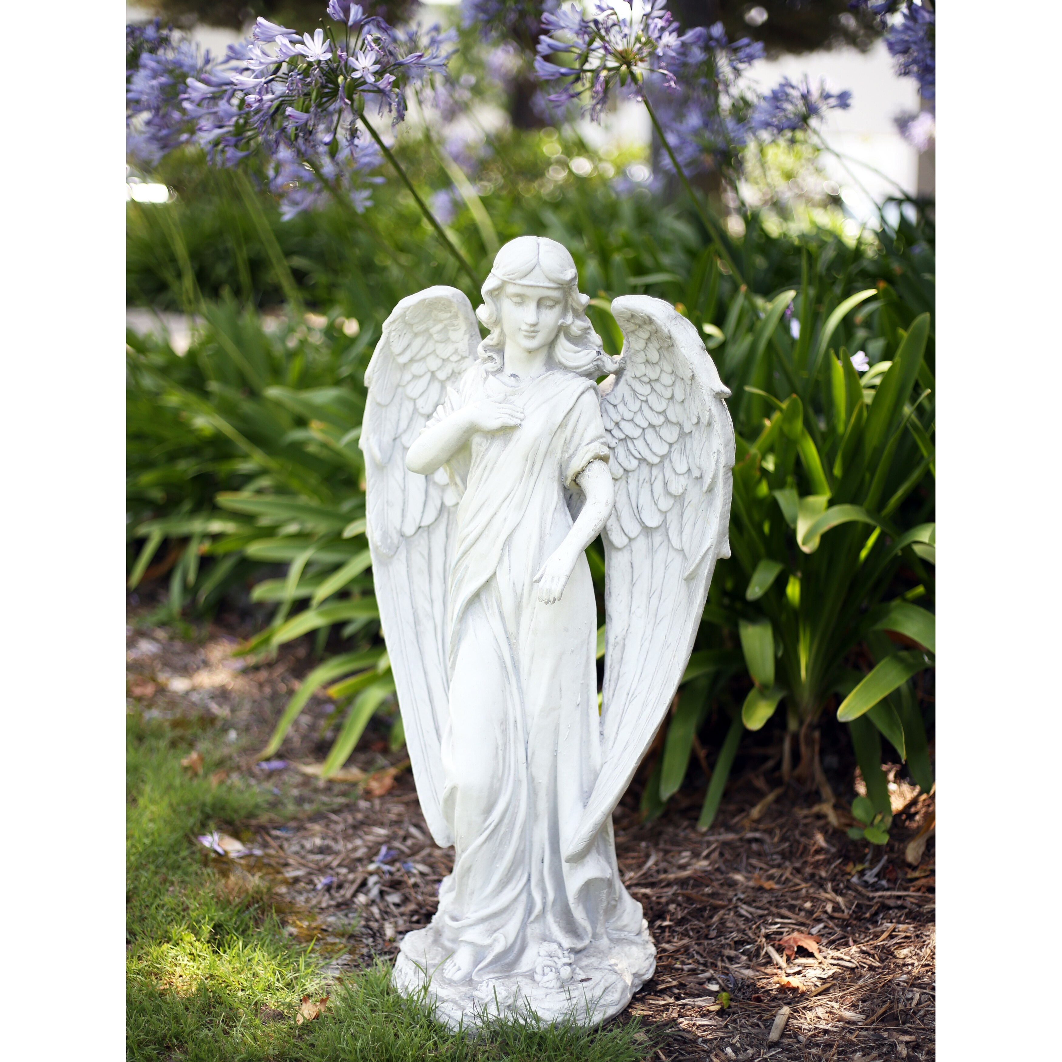 Alpine Corporation Angel Statue Grey Novelty | eBay