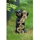 preview thumbnail 1 of 6, Black Resin Welcome Bear Statue