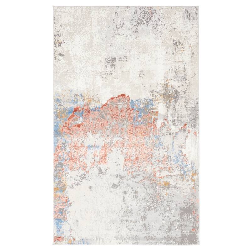 ECARPETGALLERY Machine Made Bronte Ivory Area Rug - Ivory - 8'0 x 10'0