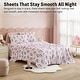 preview thumbnail 30 of 82, HLC.ME Printed Kids Bed Sheets - Patterned Bed Sheet Set - Wrinkle Resistant & Ultra Soft - For Mattresses up to 15 Inches Deep