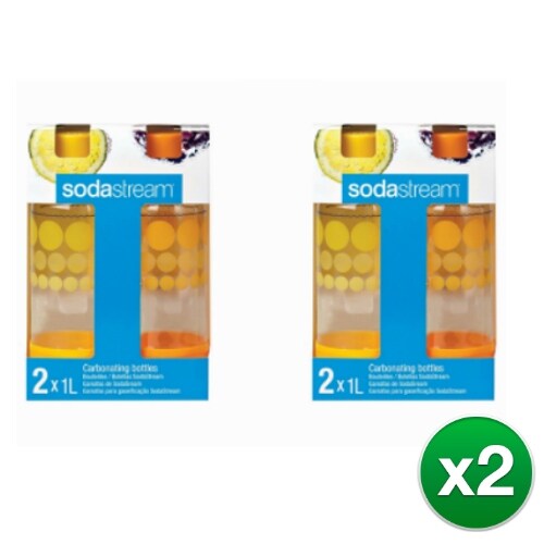 Sodastream 1 Liter Carbonating Bottles - Orange/Yellow (8 Pack) SodaStream 1 Liter Carbonating Bottle - Bed Bath & Beyond