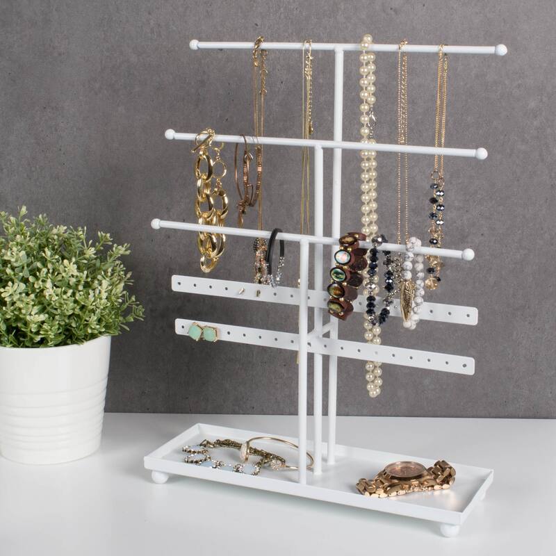 DII 3 Tier Jewelry Organizer Black