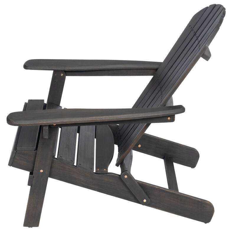 Rustic Acacia Wood Foldable Adirondack Chairs