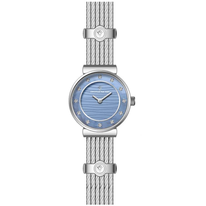 Christian Van Sant Women's Cavo Blue Dial Watch - CV1295 - One Size