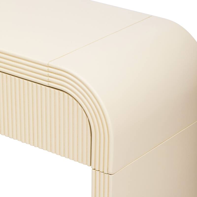 Smooth Surface Entry Table with Adjustable Legs